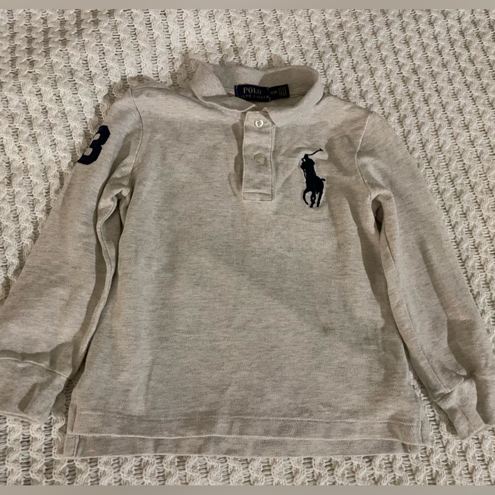 Ralph Lauren Toddler’s Cream Crewneck Sweater